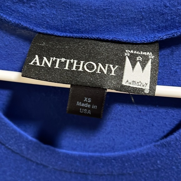 Antthony’s Blue knee length short sleeve dress - Picture 3 of 3